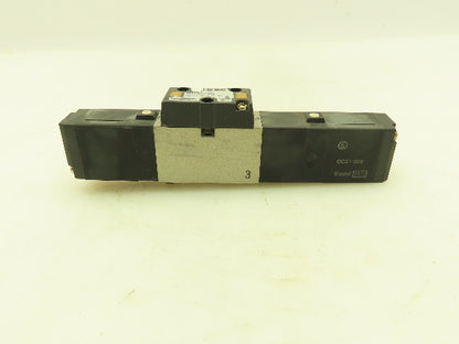 SMC VFS2300-5FZ Pneumatic Air Solenoid Spool Valve Manifold Mount 24VDC Coil