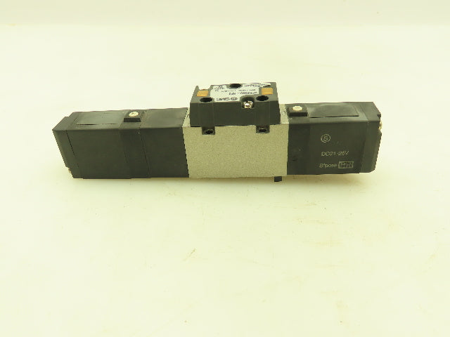 SMC VFS2300-5FZ Pneumatic Air Solenoid Spool Valve Manifold Mount 24VDC Coil