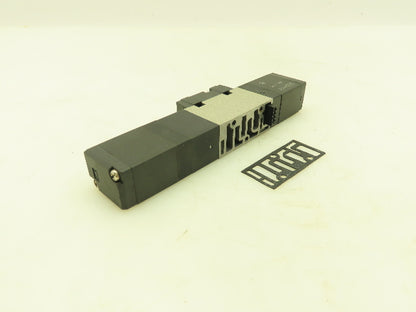 SMC VFS2300-5FZ Pneumatic Air Solenoid Spool Valve Manifold Mount 24VDC Coil