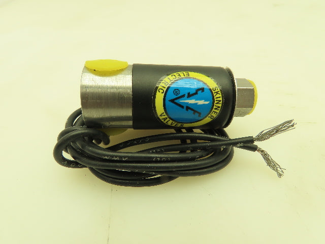 Honeywell Skinner B6LX12 Solenoid Valve 3-Way NO 24VDC 175 PSI 1/8" NPT