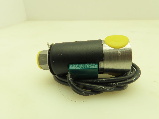 Honeywell Skinner B6LX12 Solenoid Valve 3-Way NO 24VDC 175 PSI 1/8" NPT