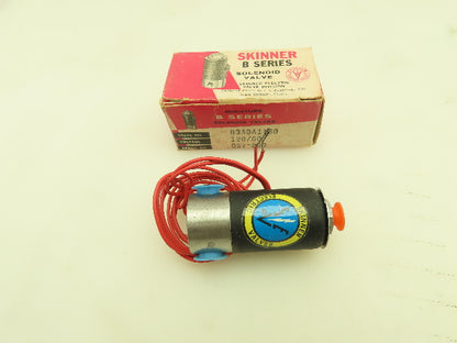 Honeywell Skinner B3ADA1150 Solenoid Valve 3-Way NC 120V 150 PSI 1/8" NPT