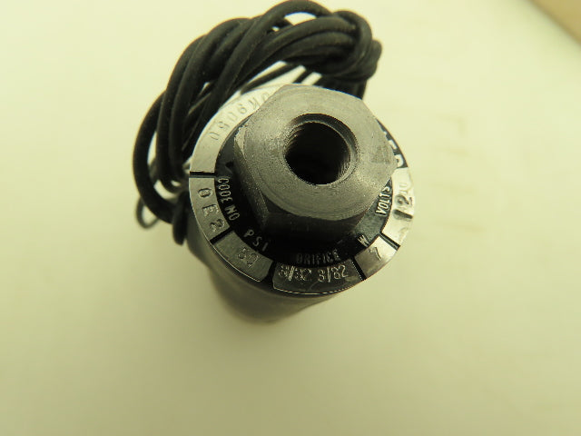 Honeywell Skinner B16DK9050 Solenoid Valve 3-Way NO 12VDC 50PSI 1/16" NPT