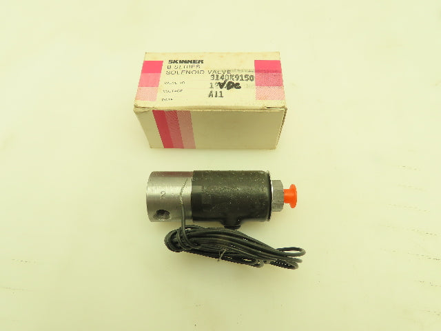 Honeywell Skinner B14DK9150 Solenoid Valve 3-Way NC 12VDC 150PSI 1/16" NPT
