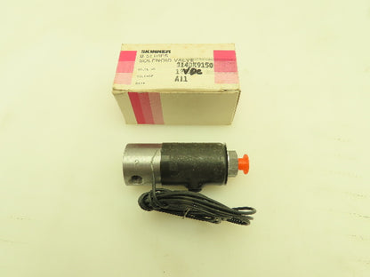 Honeywell Skinner B14DK9150 Solenoid Valve 3-Way NC 12VDC 150PSI 1/16" NPT