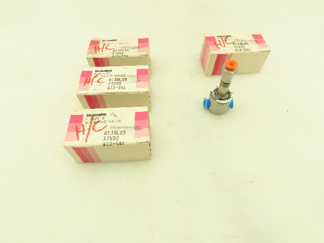Honeywell Skinner B13ALX5 Solenoid Valve 3-Way NC 100PSI 1/8NPT No Coil Lot of 4