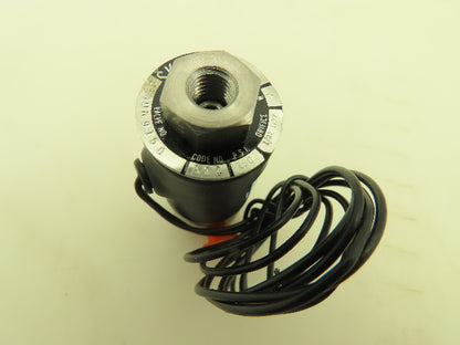 Honeywell Skinner B14DK9150 Solenoid Valve 3-Way NC 24VDC 150PSI 1/16" NPT