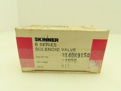 Honeywell Skinner B14DK9150 Solenoid Valve 3-Way NC 24VDC 150PSI 1/16" NPT