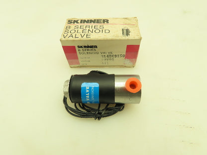 Honeywell Skinner B14DK9150 Solenoid Valve 3-Way NC 24VDC 150PSI 1/16" NPT