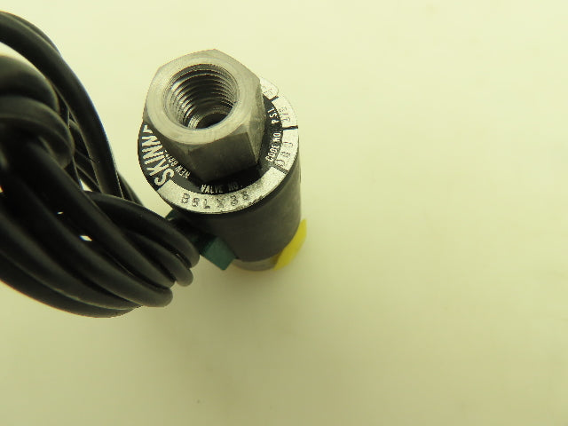 Honeywell Skinner B6LX35 Solenoid Valve 3-Way NO 24VDC 175 PSI 1/8" NPT