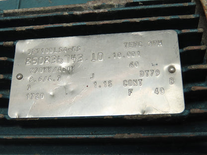 Sew Eurodrive R47D26BDT100LS4-KS Varimot 3hp 4.85:1 Variable Speed Reducer