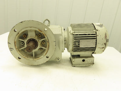 Sew Eurodrive KF66DT90S4 Gear Reducer 58.11:1 Ratio 1.5hp 29 Rpm 230/460v 3ph