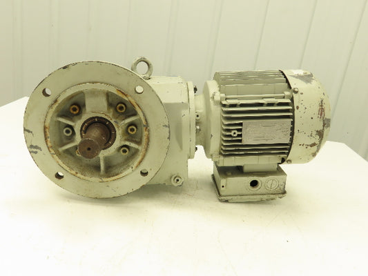 Sew Eurodrive KF66DT90S4 Gear Reducer 58.11:1 Ratio 1.5hp 29 Rpm 230/460v 3ph
