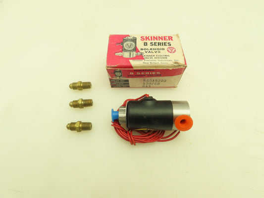 Honeywell Skinner B6DA9200 Solenoid Valve 3-Way NO 120V 200 PSI 1/16"