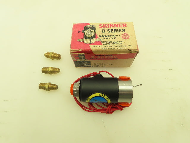Honeywell Skinner B6DA9175 Solenoid Valve 3-Way NC 120V 175 PSI 1/16"