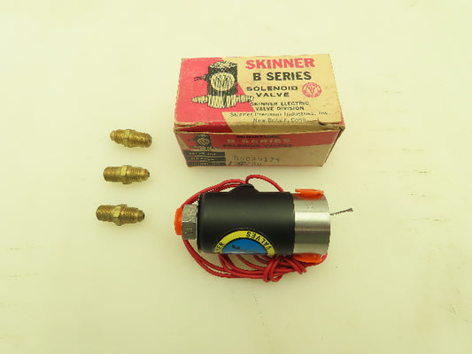 Honeywell Skinner B6DA9175 Solenoid Valve 3-Way NC 120V 175 PSI 1/16"