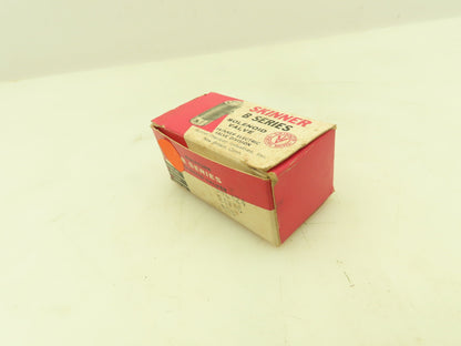 Honeywell Skinner B4LX24 Solenoid Valve 3-Way NC 24VDC 75 PSI 1/8" NPT