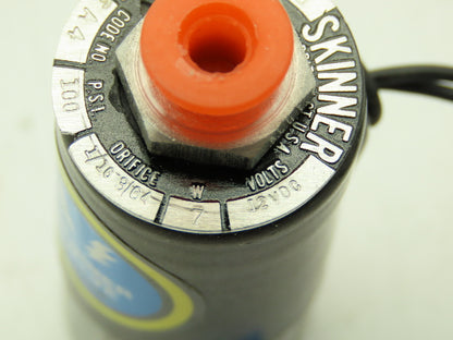 Honeywell Skinner B13ADK1100 Solenoid Valve 3-Way NC 12VDC 100 PSI 1/8" NPT
