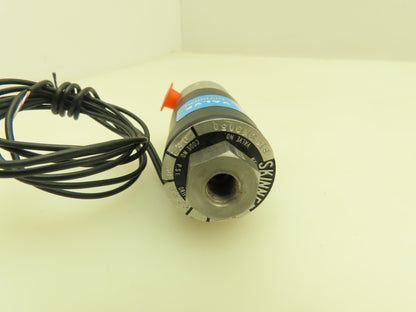 Honeywell Skinner B16DK9050 Solenoid Valve 3-Way NO 12VDC 50 PSI 1/8" NPT