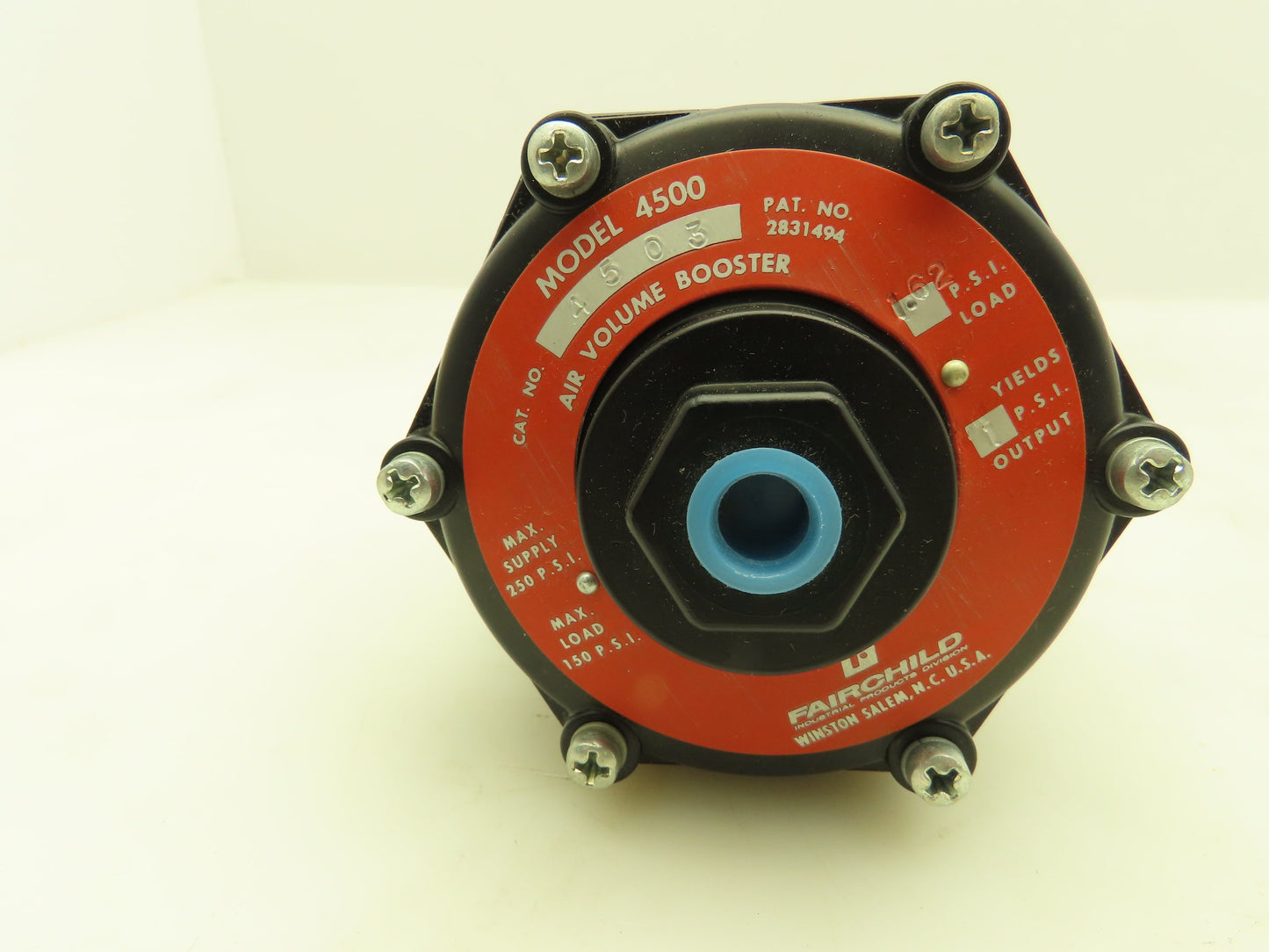 Fairchild 4503 Pneumatic Air Volume Booster Model 4500 1.62/1 Output
