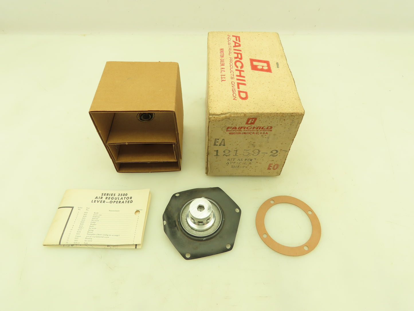 Fairchild EA12159-2 Repair Kit Pneumatic Air Pressure Regulator Series 3500