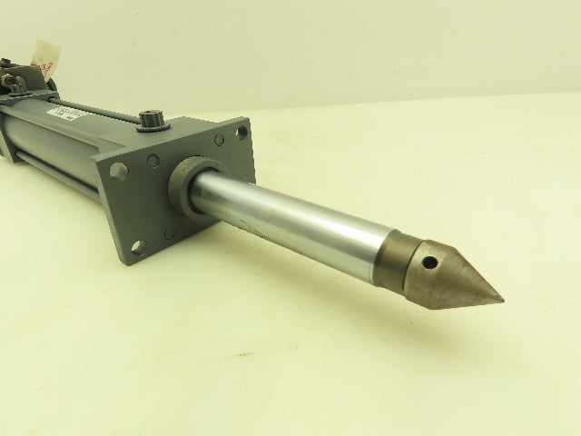 Miller Series A Pneumatic Air Cylinder 250 PSI 2" Bore 8" Stroke Double Rod