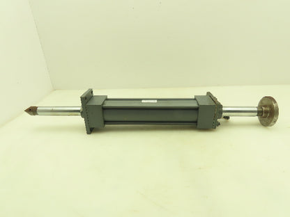 Miller Series A Pneumatic Air Cylinder 250 PSI 2" Bore 8" Stroke Double Rod