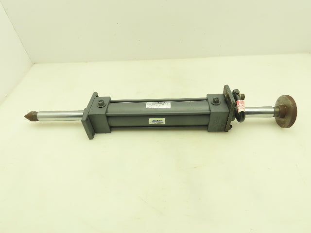 Miller Series A Pneumatic Air Cylinder 250 PSI 2" Bore 8" Stroke Double Rod