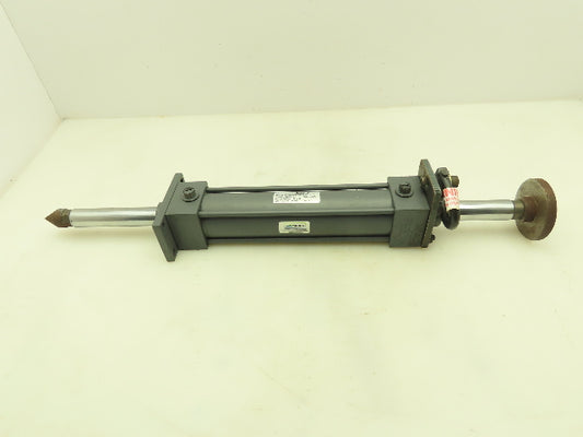 Miller Series A Pneumatic Air Cylinder 250 PSI 2" Bore 8" Stroke Double Rod