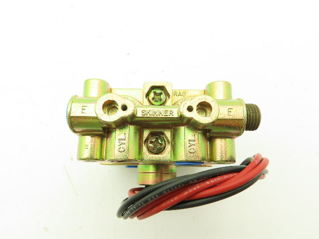 Honeywell Skinner V9LHRN13C Solenoid Valve 4-Way NC/NO 120V 140 PSI 1/4" NPT