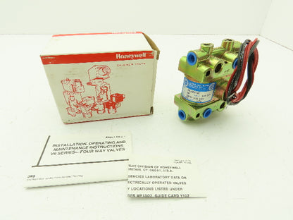 Honeywell Skinner V9LHRN13C Solenoid Valve 4-Way NC/NO 120V 140 PSI 1/4" NPT