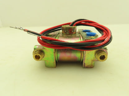 Honeywell Skinner V955LX17 Solenoid Valve 4-Way NC 24VAC 60 Hz 225 PSI 1/4" NPT