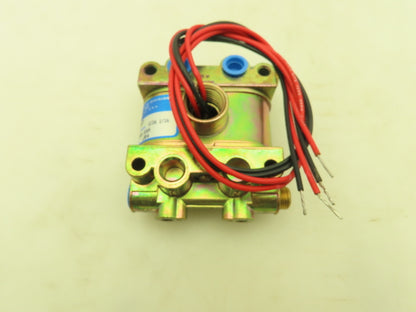 Honeywell Skinner V955LX17 Solenoid Valve 4-Way NC 24VAC 60 Hz 225 PSI 1/4" NPT