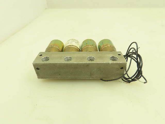Honeywell Skinner 3139BBA6ENS4 Solenoid 4-Valve Manifold 120V 100 PSI 1/8" NPT