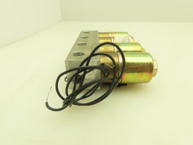 Honeywell Skinner 3139BBA6ENS4 Solenoid 4-Valve Manifold 120V 100 PSI 1/8" NPT