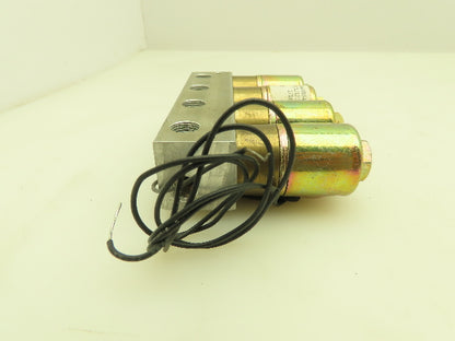 Honeywell Skinner 3139BBA6ENS4 Solenoid 4-Valve Manifold 120V 100 PSI 1/8" NPT