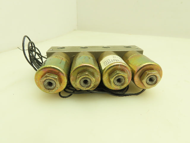 Honeywell Skinner 3139BBA6ENS4 Solenoid 4-Valve Manifold 120V 100 PSI 1/8" NPT