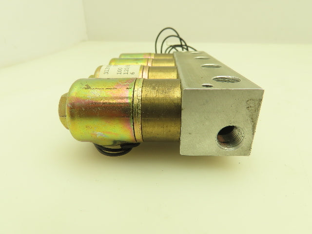 Honeywell Skinner 3139BBA6ENS4 Solenoid 4-Valve Manifold 120V 100 PSI 1/8" NPT