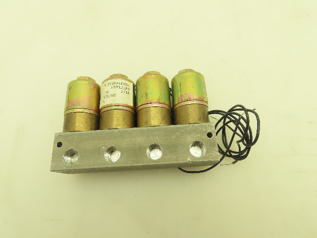 Honeywell Skinner 3139BBA6ENS4 Solenoid 4-Valve Manifold 120V 100 PSI 1/8" NPT