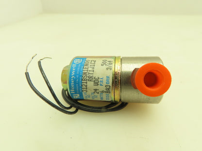 Honeywell Skinner 3121BSN1EN00 Solenoid Valve 2-Way NC 24VDC 500 PSI 1/8" NPT