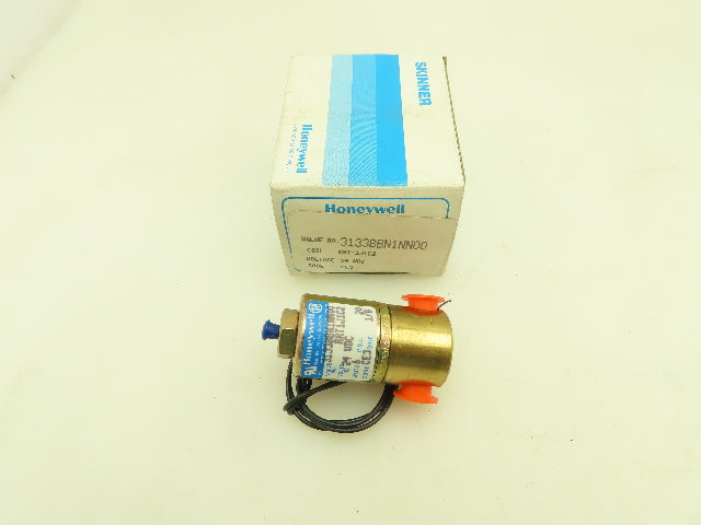 Honeywell Skinner 3133BBN1NN00 Solenoid Valve 3-Way NC 24VDC 20 PSI 1/8" NPT