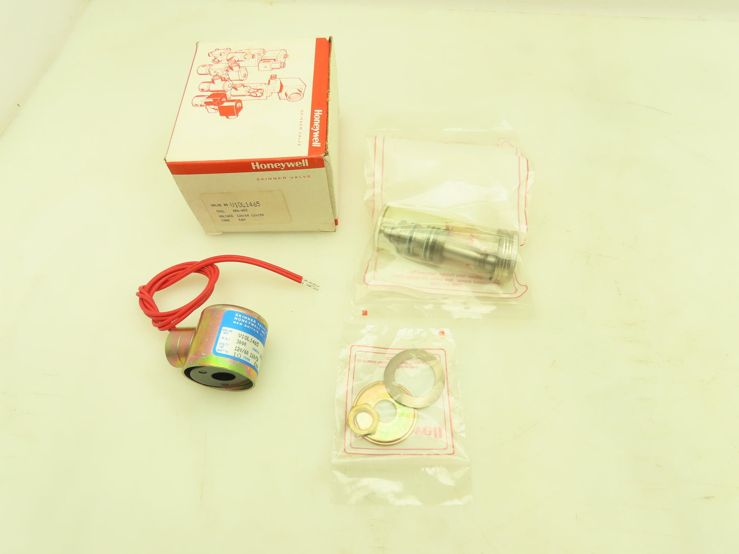 Honeywell Skinner V10L1465 Hydraulic Solenoid Valve 120V 3000 PSI