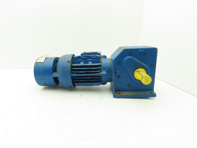Eberhard Bauer D-7300 Esslinger Gearmotor Brake 480v .8A 98.4:1 Ratio 16.5rpm RH
