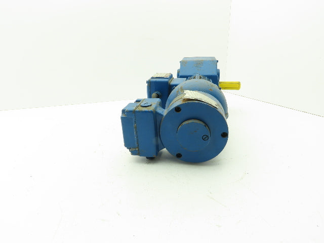Eberhard Bauer D-7300 Esslinger Gearmotor Brake 480v .8A 98.4:1 Ratio 16.5rpm RH