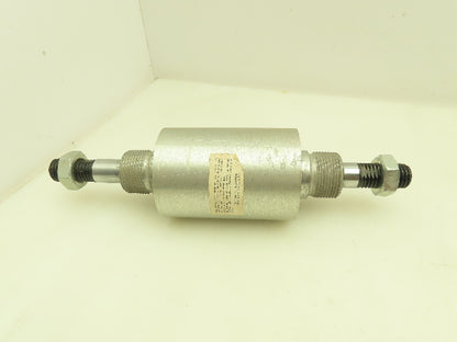 ARO 0325 2009 010 Pneumatic Round Air Cylinder 2.5" Bore 1" Stroke Double Rod