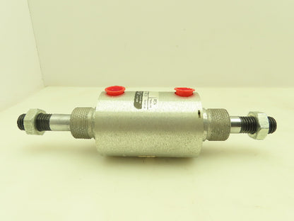 ARO 0325 2009 010 Pneumatic Round Air Cylinder 2.5" Bore 1" Stroke Double Rod
