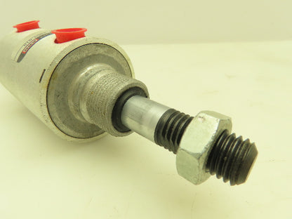 ARO 0325 2009 010 Pneumatic Round Air Cylinder 2.5" Bore 1" Stroke Double Rod