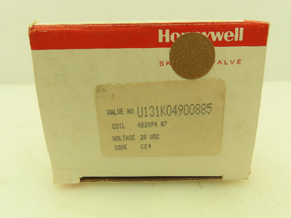 Honeywell Skinner U131K0490 Lucifer Solenoid Valve 3-Way NO 28VDC 150PSI 1/4"NPT