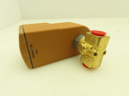 Honeywell Skinner U131K0490 Lucifer Solenoid Valve 3-Way NO 28VDC 150PSI 1/4"NPT