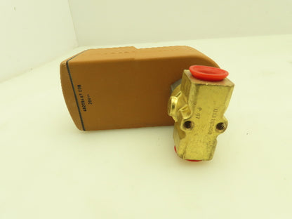 Honeywell Skinner U131K0490 Lucifer Solenoid Valve 3-Way NO 28VDC 150PSI 1/4"NPT